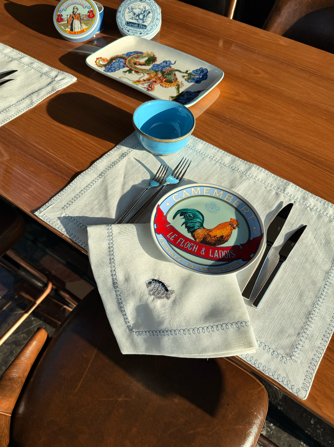 Marea Embroidery Napkin Set